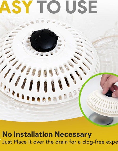 Load image into Gallery viewer, ShowerShroom Stealth Shower Hair Drain Catcher - Hair Stopper for Shower Drain, Bathtub, and Bathroom Sink
