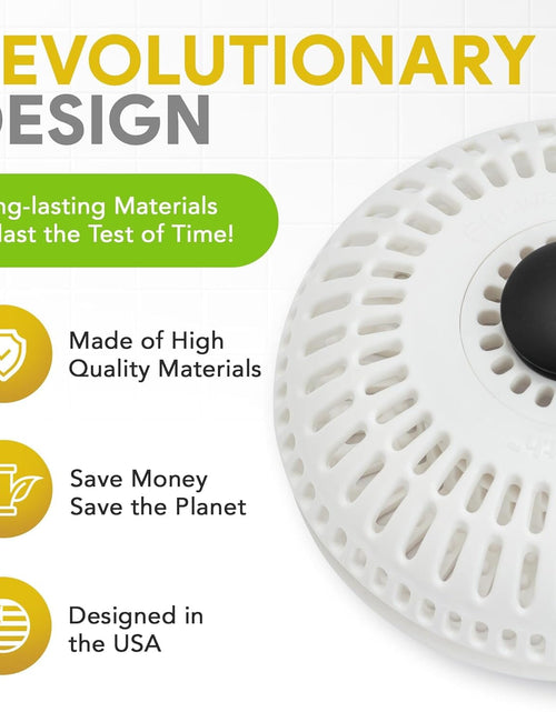Load image into Gallery viewer, ShowerShroom Stealth Shower Hair Drain Catcher - Hair Stopper for Shower Drain, Bathtub, and Bathroom Sink
