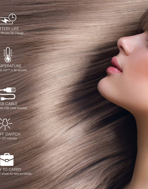 Load image into Gallery viewer, USB Rechargeable Cordless Hair Straightener
