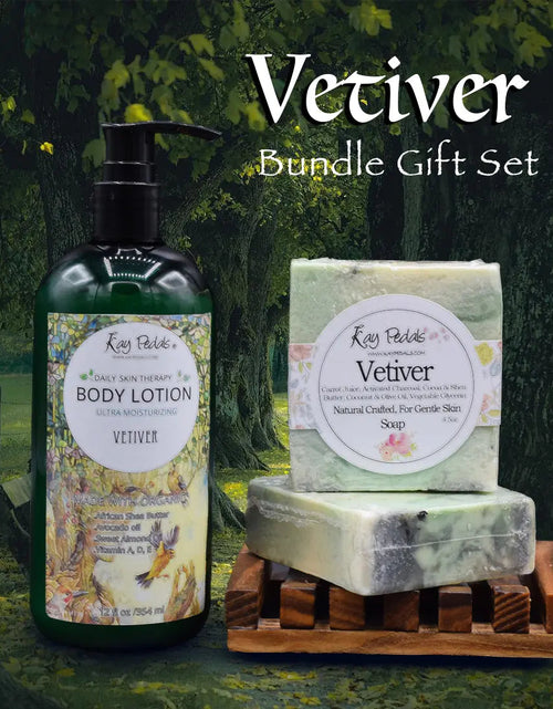 Load image into Gallery viewer, Vetiver Bundle Natural Best Skin Care Gift Set
