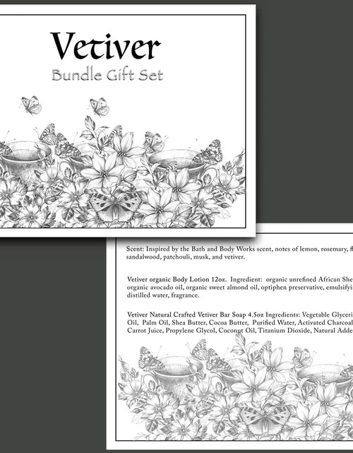 Load image into Gallery viewer, Vetiver Bundle Natural Best Skin Care Gift Set
